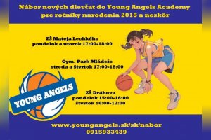Poď hrať s nami... nábor dievčat do Young Angels Academy